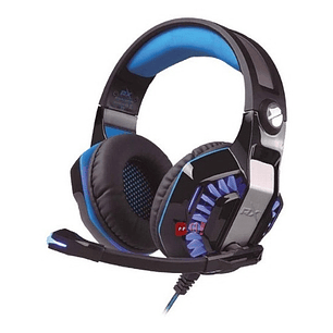 Audífonos Gamer Platinum Conector 3,5mm Y Usb Led Azul - Ps