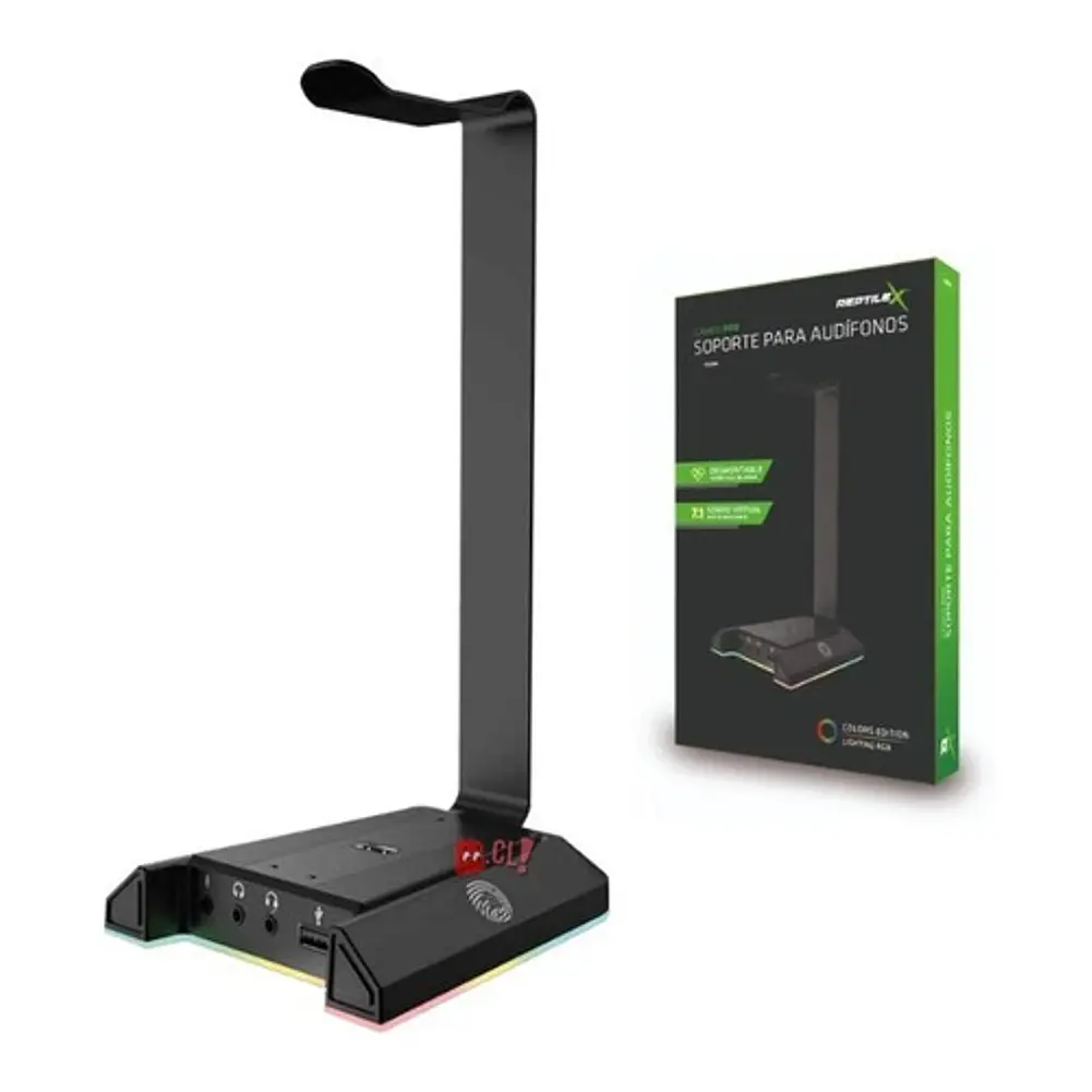 Soporte Para Audífonos Gamer Con Iluminación Rgb - Ps 3