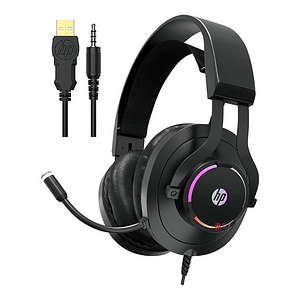 Audífonos Gamer Hp H360 Con Led Rgb Con Micrófono - Ps