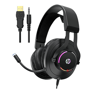Audífonos Gamer Hp H360 Con Led Rgb Con Micrófono - Ps
