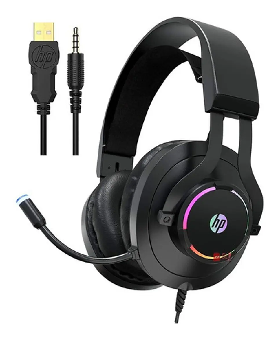 Audífonos Gamer Hp H360 Con Led Rgb Con Micrófono - Ps 2