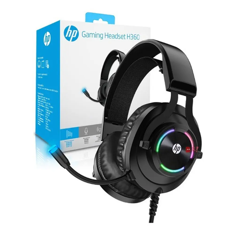 Audífonos Gamer Hp H360 Con Led Rgb Con Micrófono - Ps 3