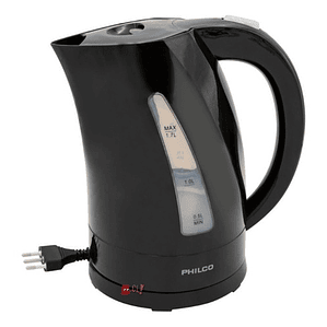 Hervidor Eléctrico 1.7lts Philco 2200w Color Negro - Ps