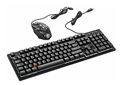 Kit Gamer Teclado Y Mouse Retroiluminado Annihilator - Ps