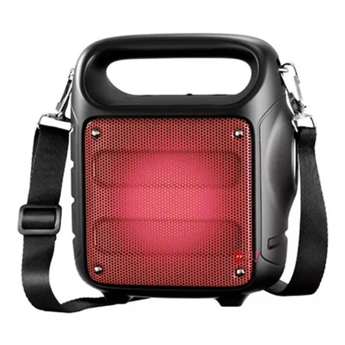 Parlante Bluetooth Con Iluminación Rojo 5w Rms Portátil - Ps 1