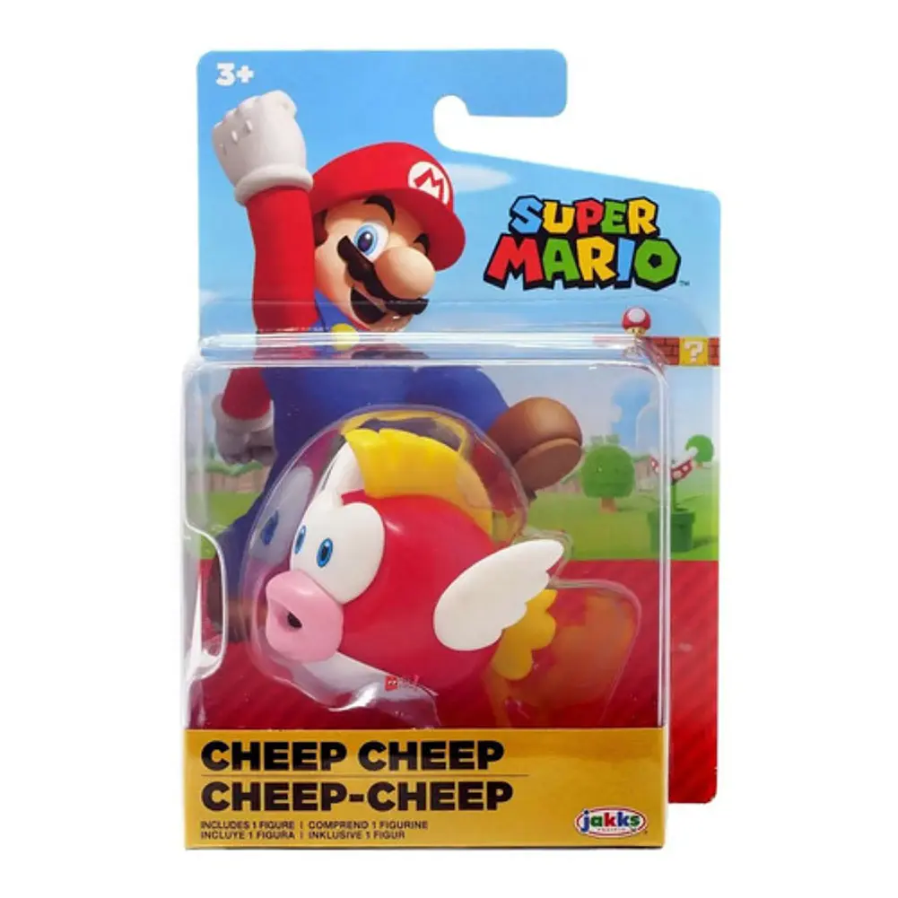 Figura Super Mario Cheep Cheep 6cms Articulada - Ps 1