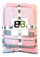Juego De Dos Toallas Turcas Rosado/diseño B&b Kitchen - Ps - Miniatura 1