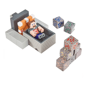 Minecraft Figura Conjunto De Juego Caos En El Vagón - Ps