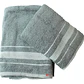 Juego De Dos Toallas Turcas Gris/blanco B&b Kitchen - Ps - Miniatura 2