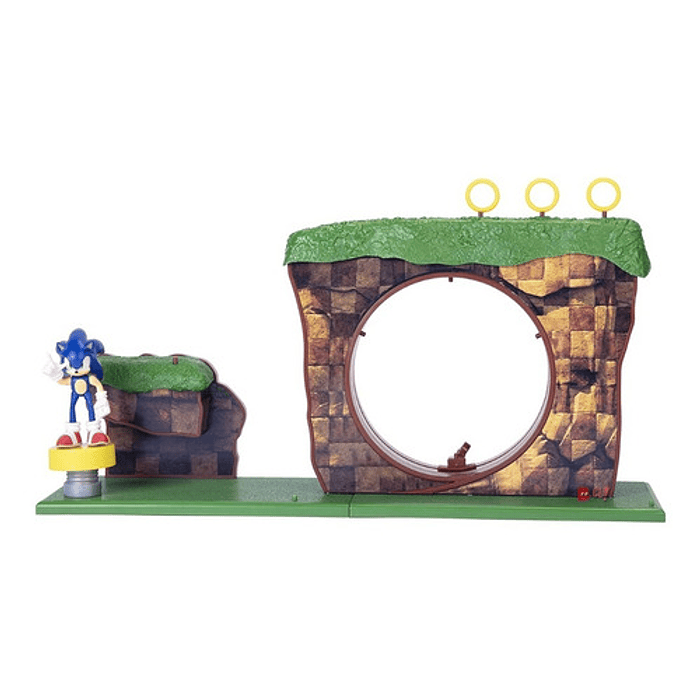 Sonic Playset Colinas Verdes Level 1 - Ps 1