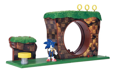 Sonic Playset Colinas Verdes Level 1 - Ps