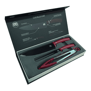 Set Parrillero B&b Kitchen Premium 3 Piezas - Ps