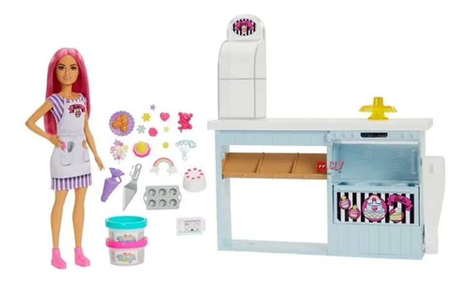 Barbie Careers Set De Repostería Para Decorar Mattel - Ps 1
