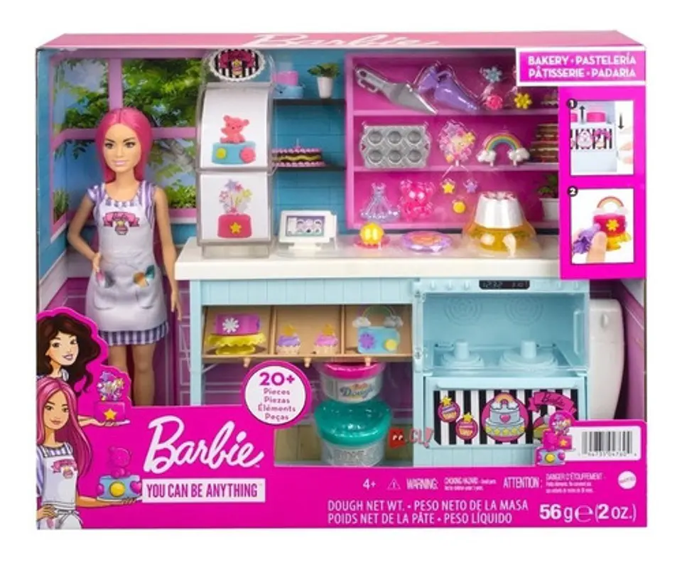 Barbie Careers Set De Repostería Para Decorar Mattel - Ps 4