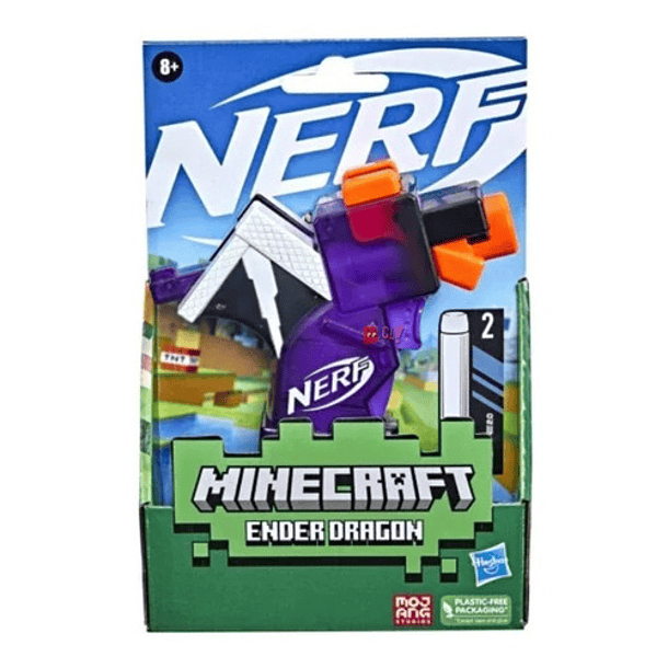 Nerf Minecraft Ender Dragon Lanzador - Ps 2