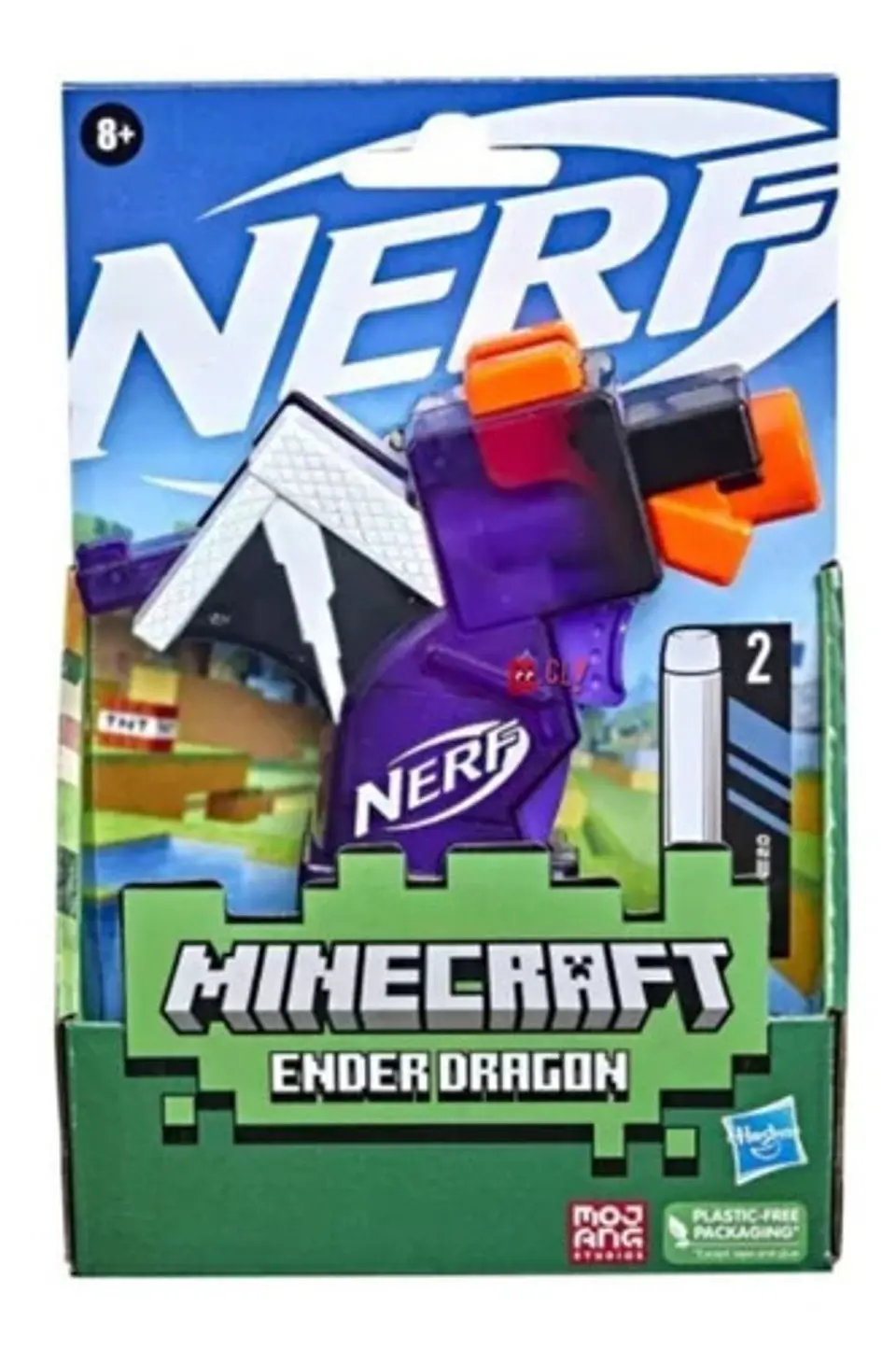 Nerf Minecraft Ender Dragon Lanzador - Ps 2