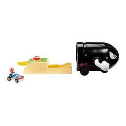 Mario Kart Lanzador Bullet Bill Hot Wheels - Ps