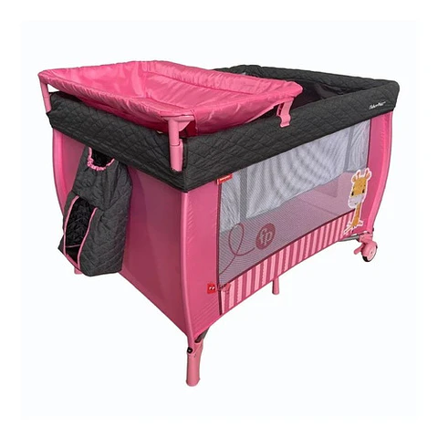 Cuna Fisher Price Pack & Play Mudador Y Pañalera Rosado - Ps