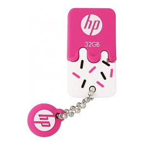 Pendrive Hp 32gb Diseño Pastel Rosado Llavero - Ps