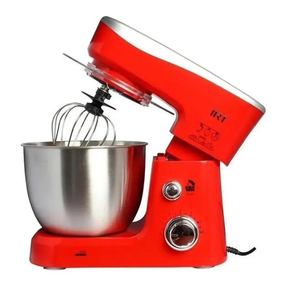 Batidora Amasadora Irt Estilo Retro Color Rojo - Ps 3