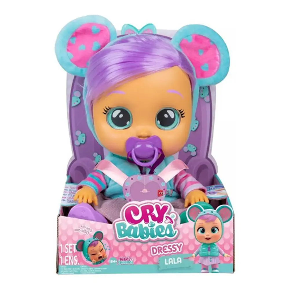 Muñeca Bebes Llorones Dressy Lala - Ps 1