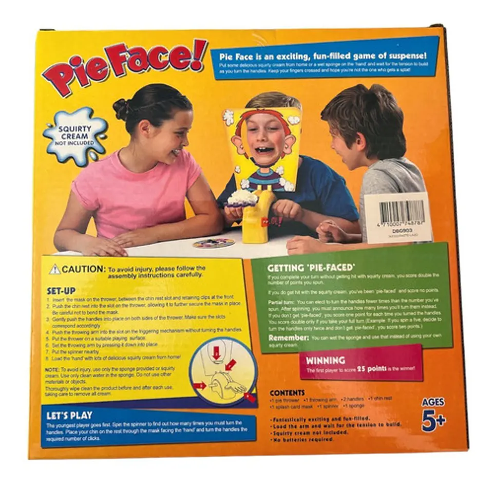 Pastelazo Pie Face Juego De Mesa Para Niños - Ps 3