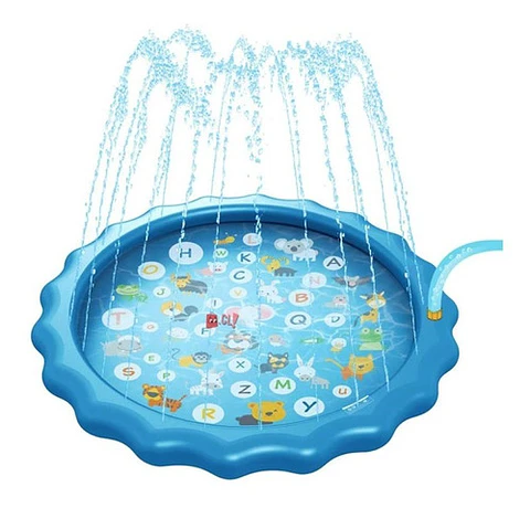 Alfombra Piscina Chorros De Agua 170cms Letras - Ps