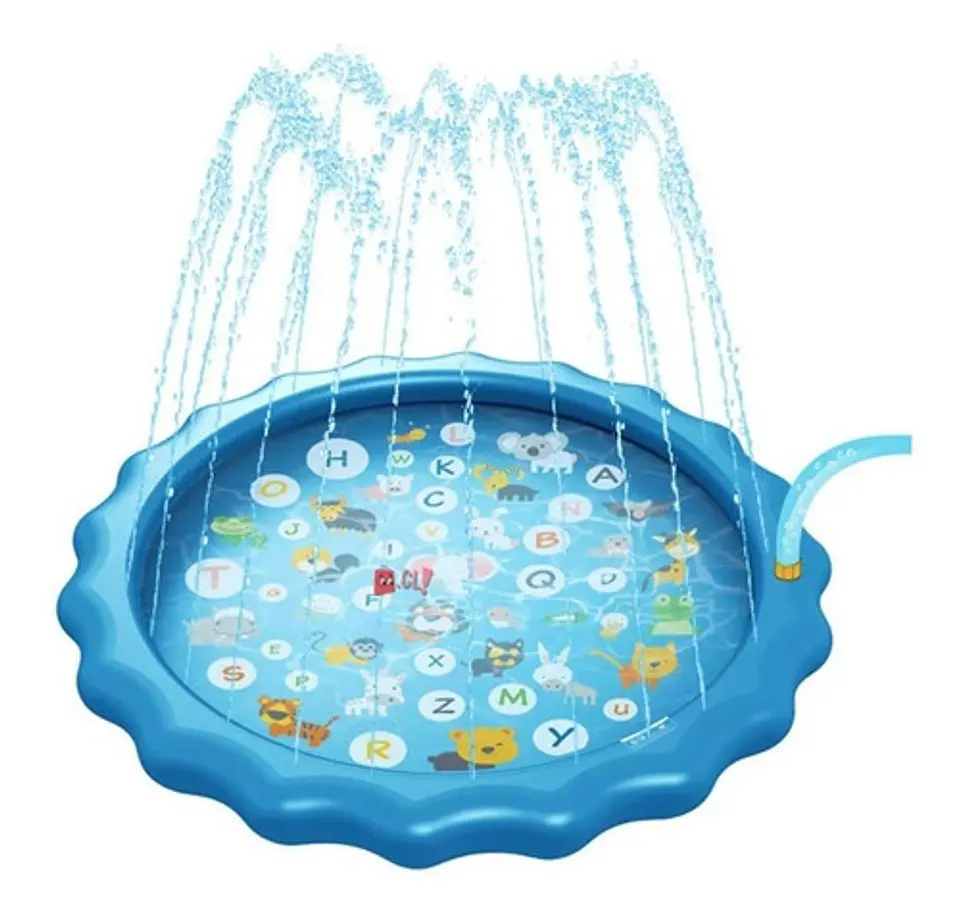 Alfombra Piscina Chorros De Agua 170cms Letras - Ps 1