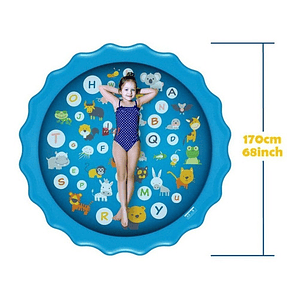 Alfombra Piscina Chorros De Agua 170cms Letras - Ps