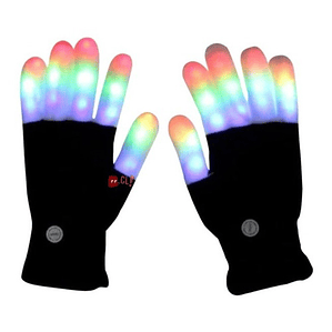 Guantes Tik Tok Con Luces Led De Colores - Ps