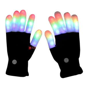 Guantes Tik Tok Con Luces Led De Colores - Ps