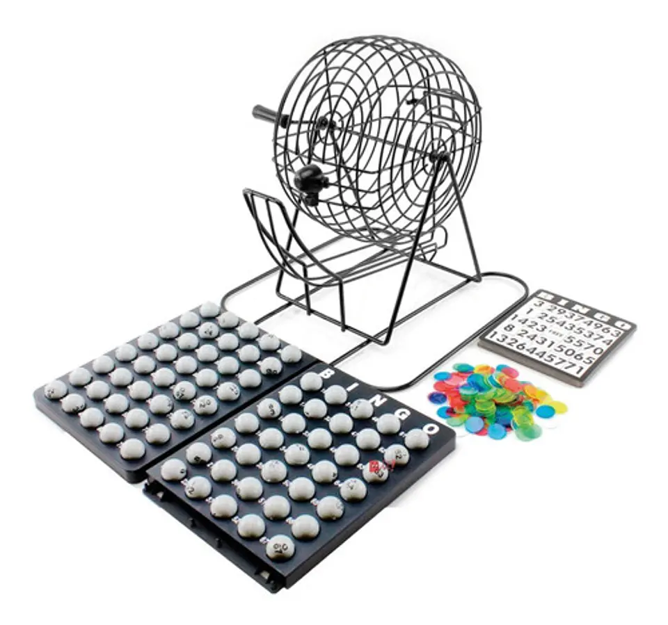 Juego Bingo Con Jaula Rotatoria - Ps 1