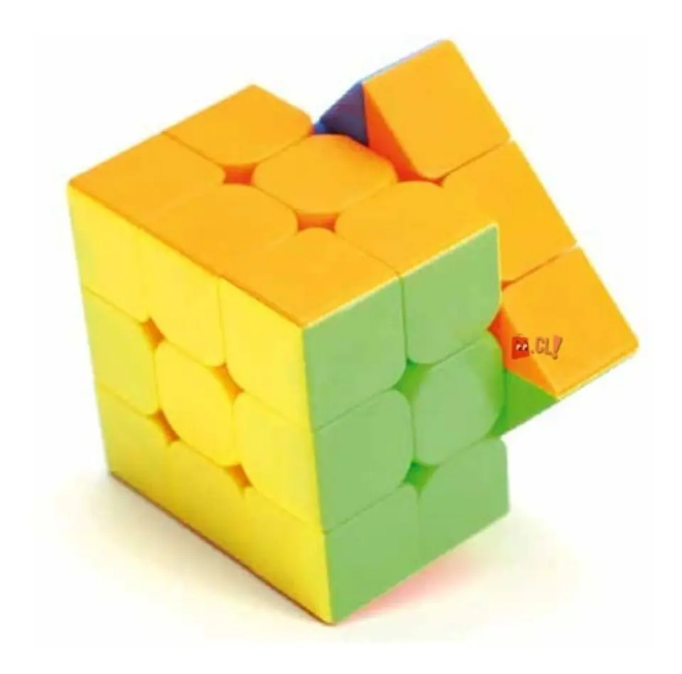 Cubo Rubik 3x3 Resorte Y Rotación Lisa - Ps 2
