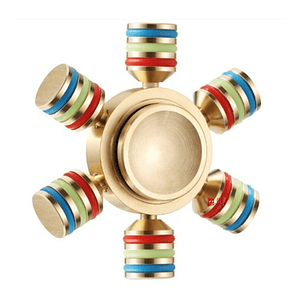 Spinner Metálico Desarmable De 6 Puntas - Ps