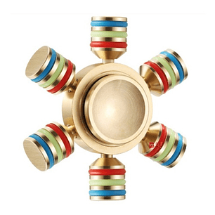 Spinner Metálico Desarmable De 6 Puntas - Ps