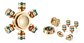 Spinner Metálico Desarmable De 6 Puntas - Ps - Miniatura 3