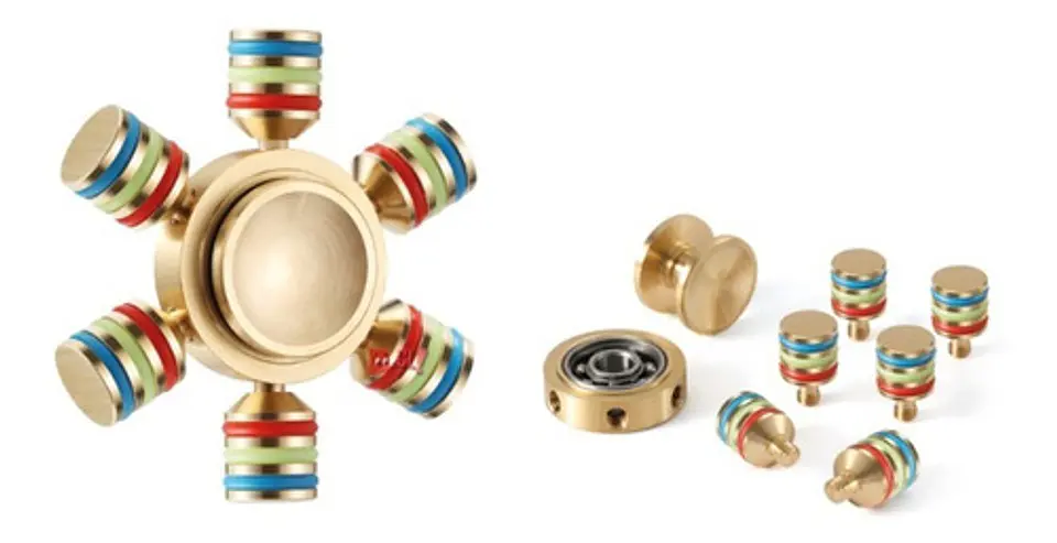 Spinner Metálico Desarmable De 6 Puntas - Ps 3