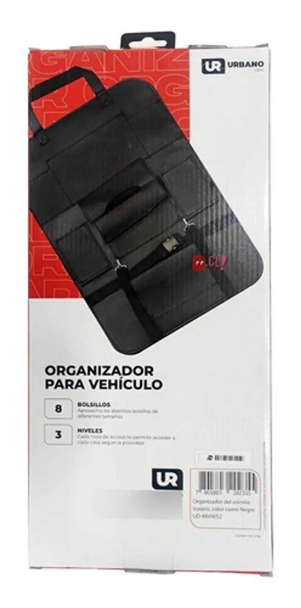 Organizador Respaldo Asiento Trasero Para Auto - Ps 3