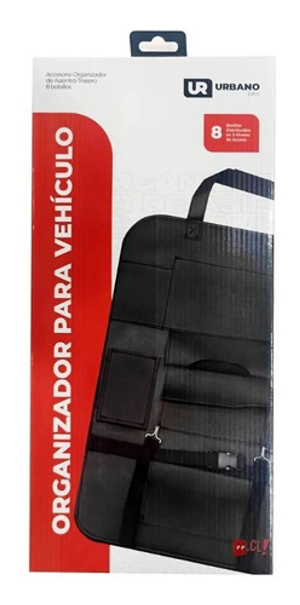 Organizador Respaldo Asiento Trasero Para Auto - Ps 4