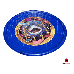 Alfombra Piscina Lanza Chorros De Agua 170cms Tiburón - Ps