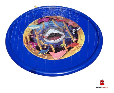 Alfombra Piscina Lanza Chorros De Agua 170cms Tiburón - Ps