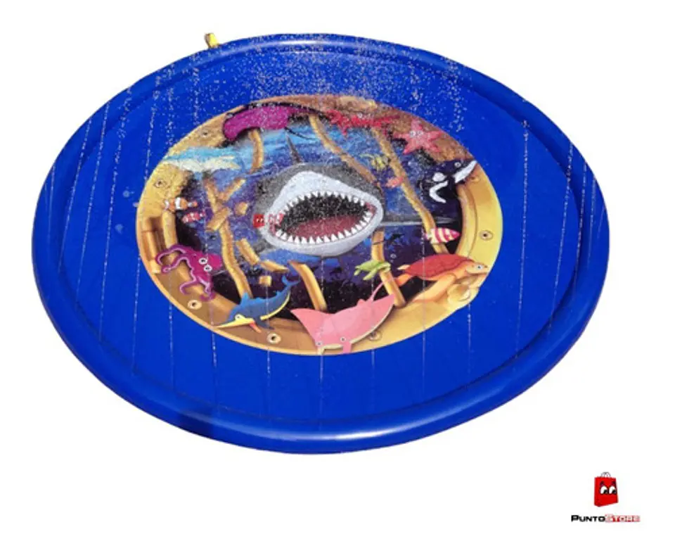 Alfombra Piscina Lanza Chorros De Agua 170cms Tiburón - Ps 1