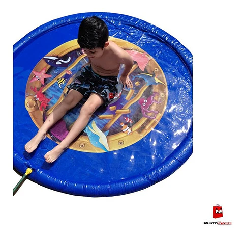 Alfombra Piscina Lanza Chorros De Agua 170cms Tiburón - Ps