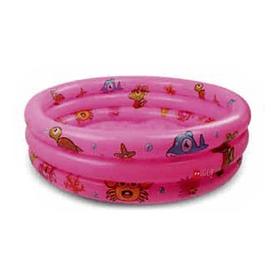 Piscina Inflable Para Niños Redonda 150x35cms Rosa - Ps