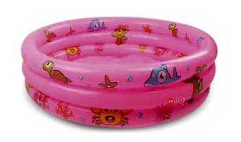 Piscina Inflable Para Niños Redonda 150x35cms Rosa - Ps