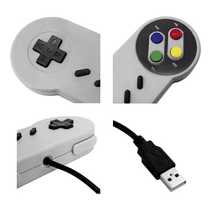 Joystick Control Super Nintendo Conexión Usb - Ps