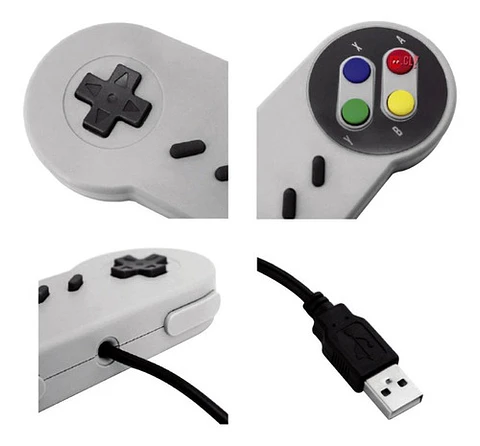 Joystick Control Super Nintendo Conexión Usb - Ps