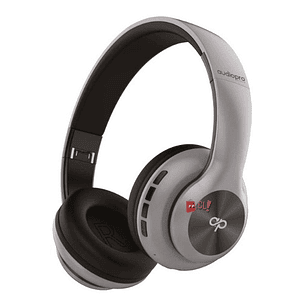 Audífonos Bluetooth Y 3.5mm Recargable Gris - Ps