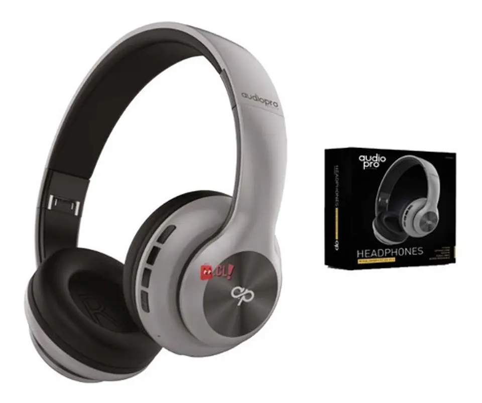 Audífonos Bluetooth Y 3.5mm Recargable Gris - Ps 2
