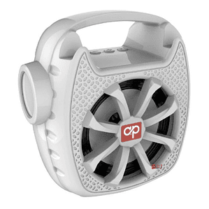 Parlante Bluetooth Con Panel Solar Y Linterna Blanco - Ps